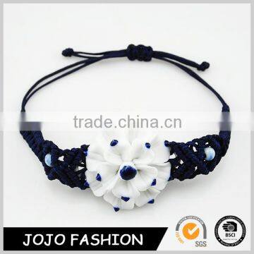 Factory direct supply accessories wholesale color flower ceramic bracelet