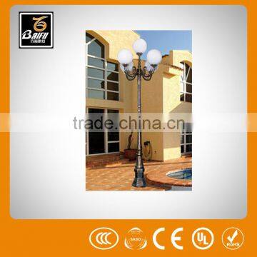 gl 1766 solar street lighting pole garden light for parks gardens hotels walls villas