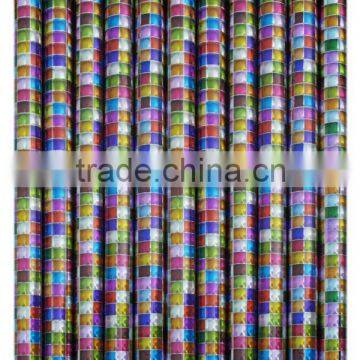 2012 PET Colored Multi-lens Gift Roll Wrap