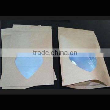 China Manufacture Made Eco Friendly Ziplock Stand Up Kraft Paper Bag