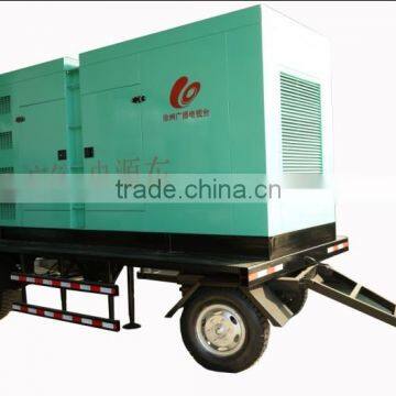 360KW Trailer Type Diesel Generator Set Powered by Yuchai Engine
