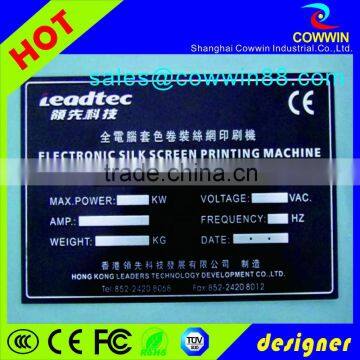 direct manufacturer producing metal furniture plaque for cheap