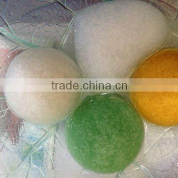 Natural Konjac Konnyaku Jelly Fiber Face Wash Cleansing Sponge Puff Exfoliator