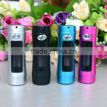 High quality IPX8 FM radio waterproof mp3 player with screen with pedometer