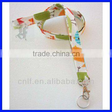 Hot sale 2014 promotional flat printed polyester lanyard