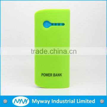 MYWAY hot wholesale customized portable phone charger / mobile phone power bank 4000mah with LED