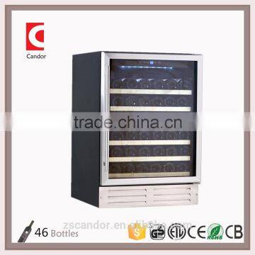 Candor: 46 Bottles Single Zone Compressor Wine Refrigerator / Wine Cooler with ETL/CE/ROHS JC-145A1EQ