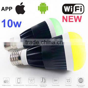 2016 New Style wifi led bulb light 10w APP control