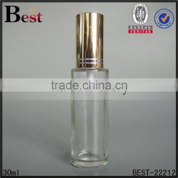 small wholesale 30ml cosmetic and body deodorization sprayer glass bottle                        
                                                                                Supplier's Choice