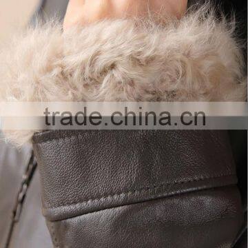 Italian Sheep With Lamb Fur Collar Women's Shirt photo-3