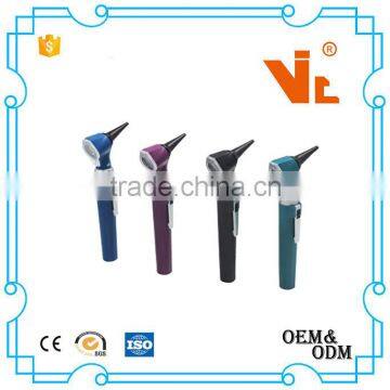 V-OT10J Custom color direct illumination fiber optic portable otoscope