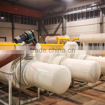 Horizontal Rotary Structure Plant Pyrolysis Tyre Machine to Oil photo-4