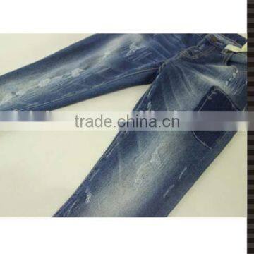 Ladies Jeans Top Design With Multiple Washing Effects photo-6