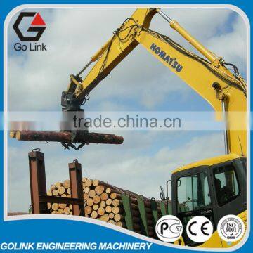 CE-approved excavator hydraulic rotating timber grab