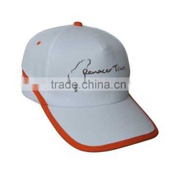 23x23 twill cotton cap with band and printing