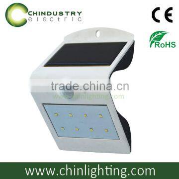 CE RoHS energy saving garden solar led wall light