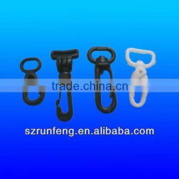 Plastic swivel snap hook buckle