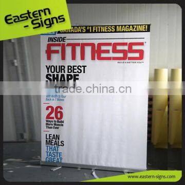 Stable Aluminum Wide Screen Roll Up Banners for Advertising