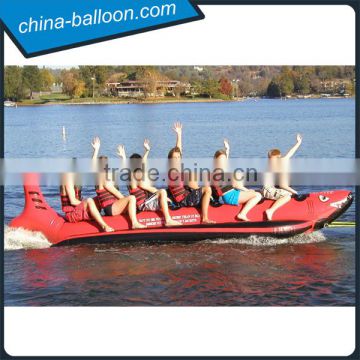 inflatable banana boat, inflatable banana red boat, towing boat for sale