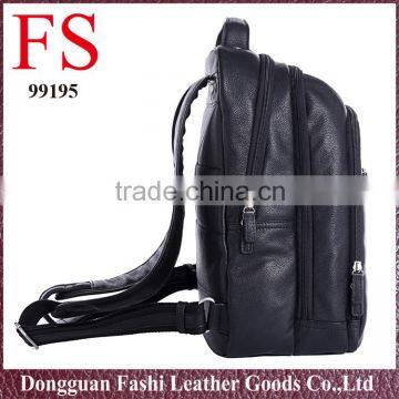 100% Genuine Leather Outdoor Hiking Backpack photo-2