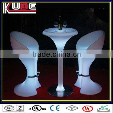 illuminated RGB changing color bar led furniture, nail bar furniture