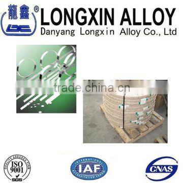 high hardness high resistivity nickel alloy strip