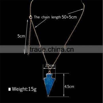 2016Hot Selling Natural Crystal Stone Quartz Pendant Necklaces photo-2