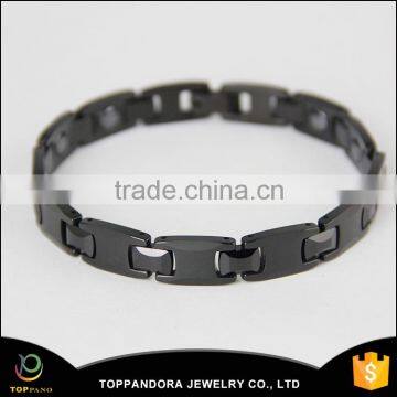 Bio magnetic tungsten steel bracelet with energy element germanium magnetic tungsten bracelet