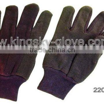 Jersey Cotton Glove with Mini PVC Dots