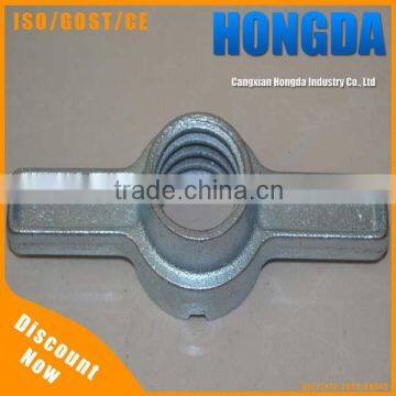 Hot Treatment Galvanized Adjustable Screw Base Jack Nut Manufacturer
