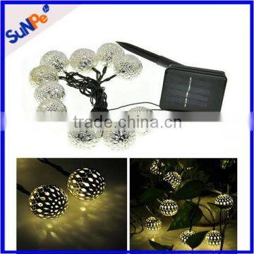 Morocco Light String With Solar Energy 10 LED Light Party Garden Christmas Holidays Decoration Waterproof Ball Led Guirlande photo-6