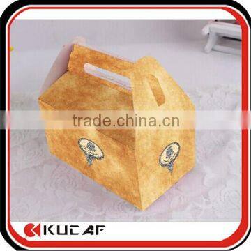 Custom wholesale vintage cake paper box high quality small packaging box