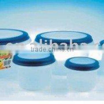 SET OF 5 ROUND STORAGE CONTAINER