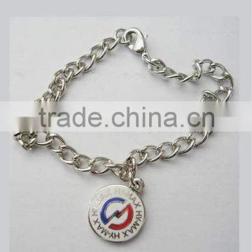 fancy logo metal bracelet