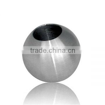 Stainless Steel Railing Handrail 90 Degree Corner TWO WAY End Ball photo-4