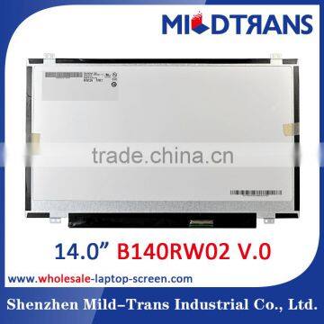 china laptop accessories wholesaler New A grade 14.0 inch lcd panel for B140RW02 V.0