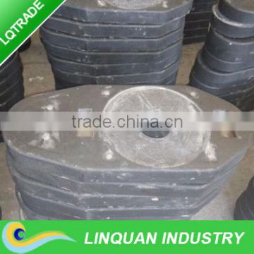 Q80 Ladle refractory sliding gate plate for large size ladle