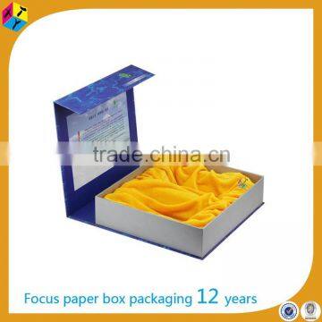 cardboard gift packaging magnetic flap box