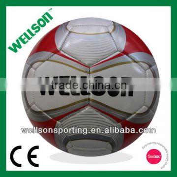 Official size 5 machine stitched outdoor soccer ball