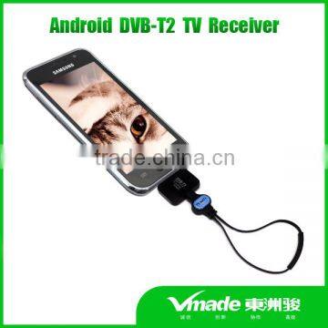 Micro USB Digital Mobile TV Tuner Receiver Dvb t2 Pad tv photo-2