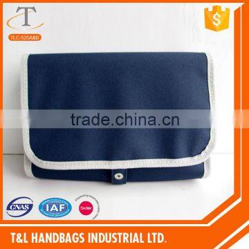 Hanging foldable toiletry bag/ travel toiletry bag made in china