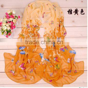 made in china 100% silk scarf shawls