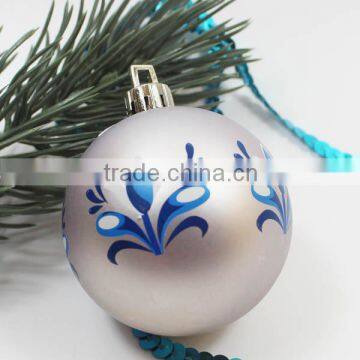 2016 Wholesale colourful clear plastic decorative christmas ball