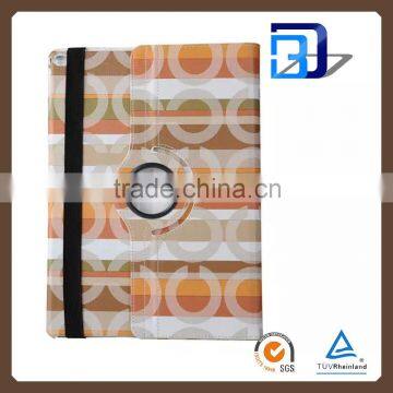 Manufacturer Wholesale Circle Pattern 360 Degree Rolating PU Leather Tablet Case For IPad Pro Bluetooth Keyboard Case photo-3