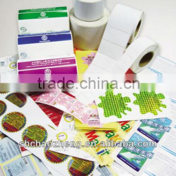 Wholesale trademark waterproof roll logo adhesive labels