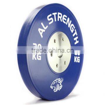 Durable Crossfit rubber bumper plate Olympic weightlifting barbell plate