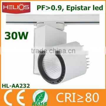 High quality Epistar 20w 30w gallery led track lighting