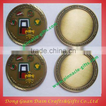 stamping soft enamel brass coins