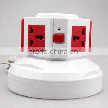 ME-S1 One Layer Vertical Rotary Socket of Multifunction Plug Socket With 5 Meters Power Line photo-2