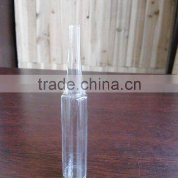 GMP and ISO standard USP type1 OPC with blue point clear and amber 20ml glass ampoule